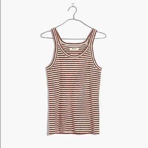 Madewell Audio Tank Top In Jodi Stripe